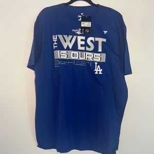 Los Angeles Dodgers NL West Division Champions Tshirt Men’s XL Brand New